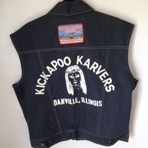 Vintage biker vest
